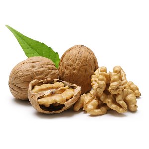 En elegant Valnöt, Rik på Omega 3 med naturligt utseende och känsla. Detaljerad utformning med realistiskt bladverk. 