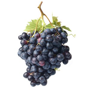 En elegant Vindruvor röda, Vindruvor med kärnor med naturligt utseende och känsla. Detaljerad utformning med realistiskt bladverk. 